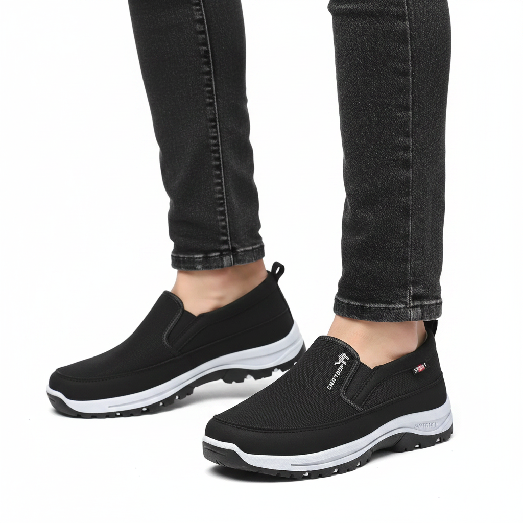 Slip-on noir outdoor homme - 2