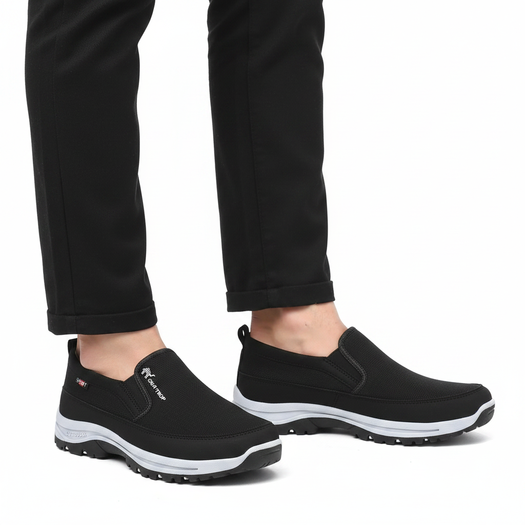 Slip-on noir outdoor homme - 3