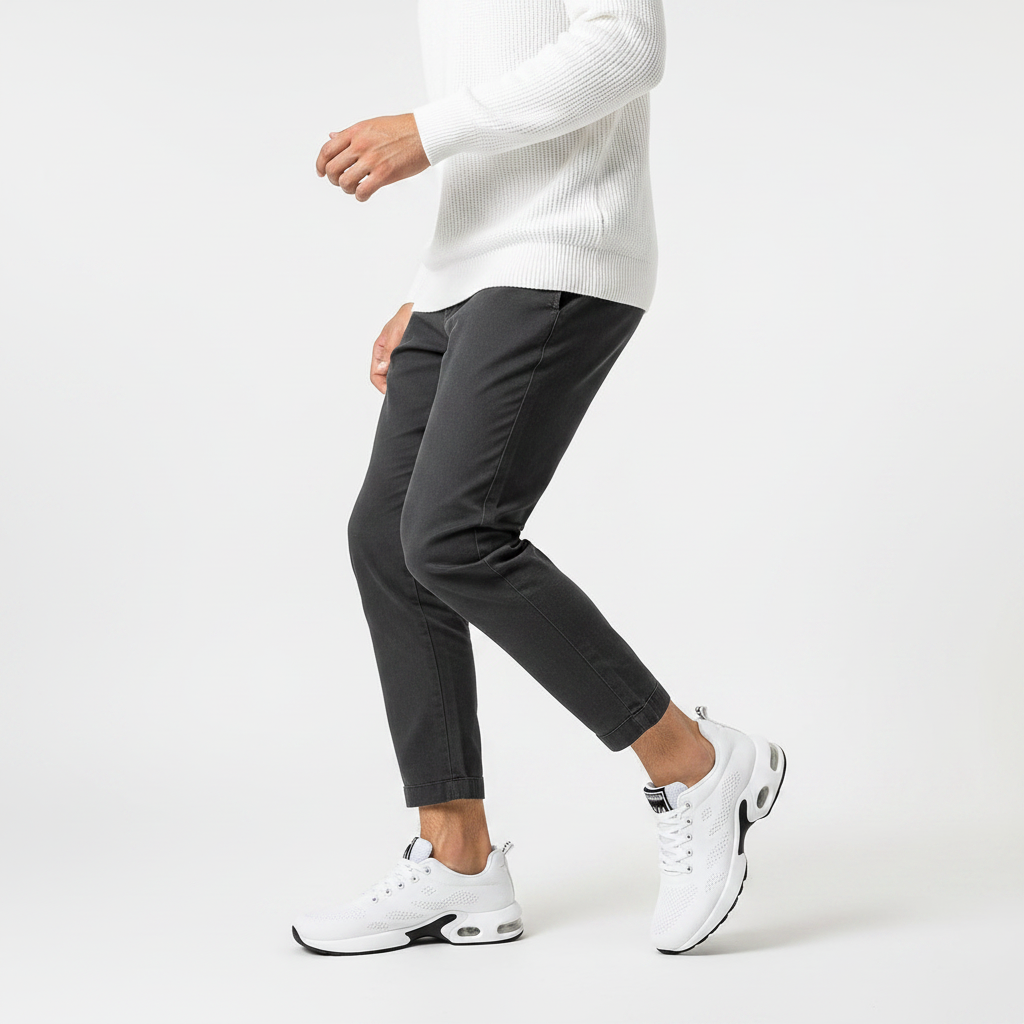 Sneaker blanche air cushion homme - 3