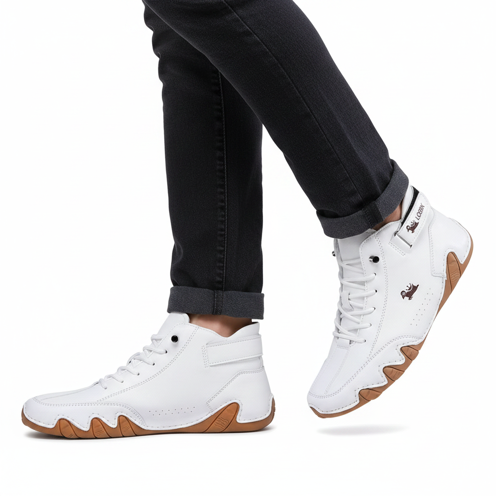 Sneaker blanche high-top bas - 2