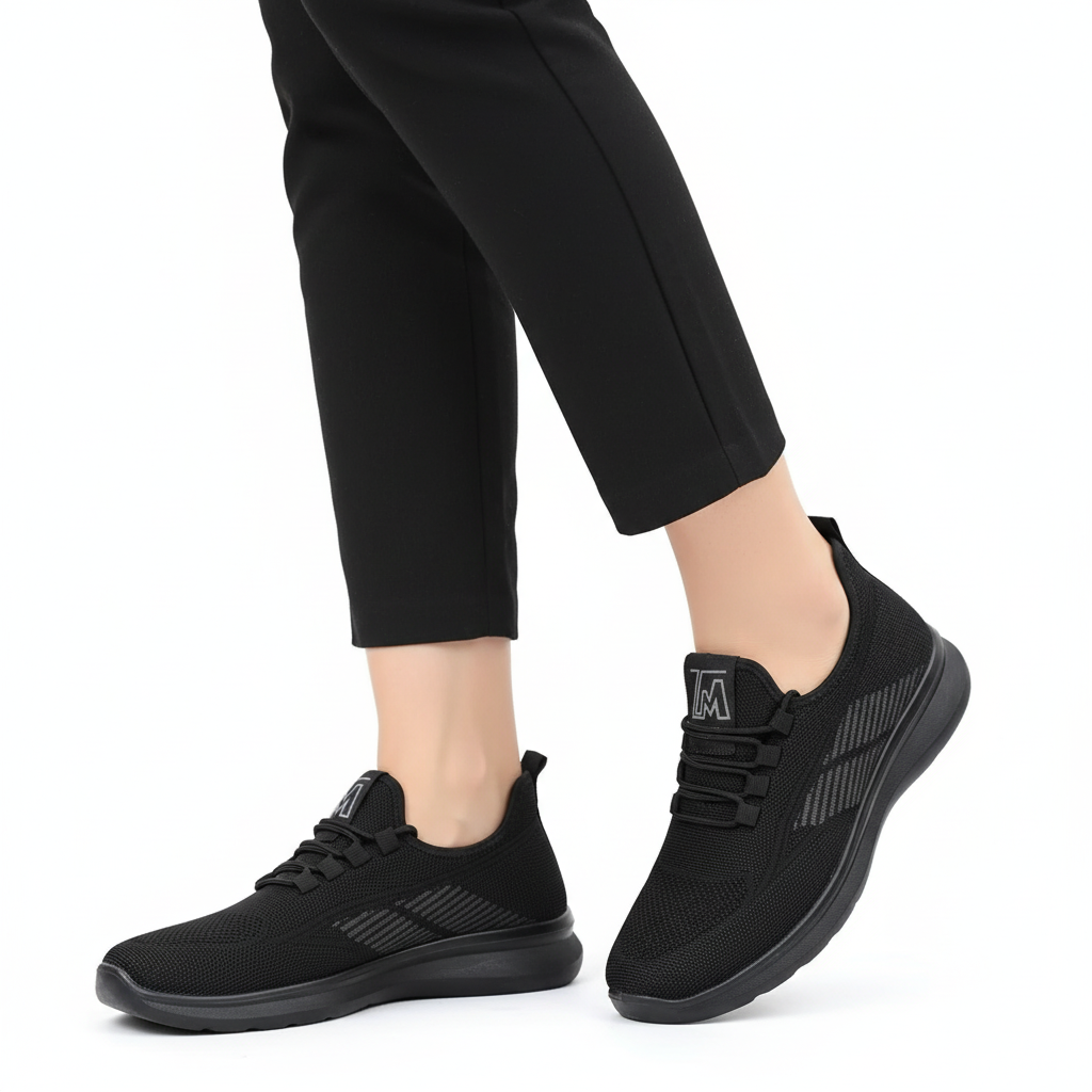 Sneaker noir mesh TM femme - 2