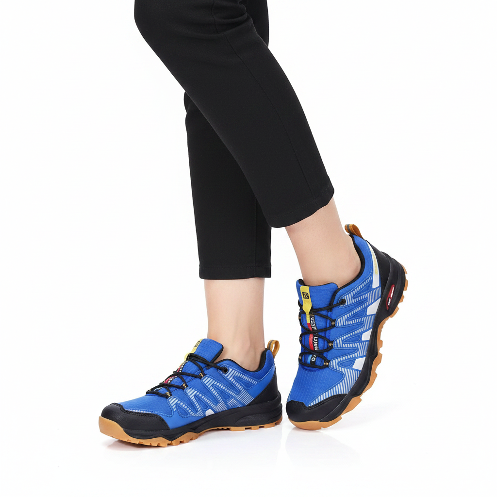 Trail bleue caramel femme - 2
