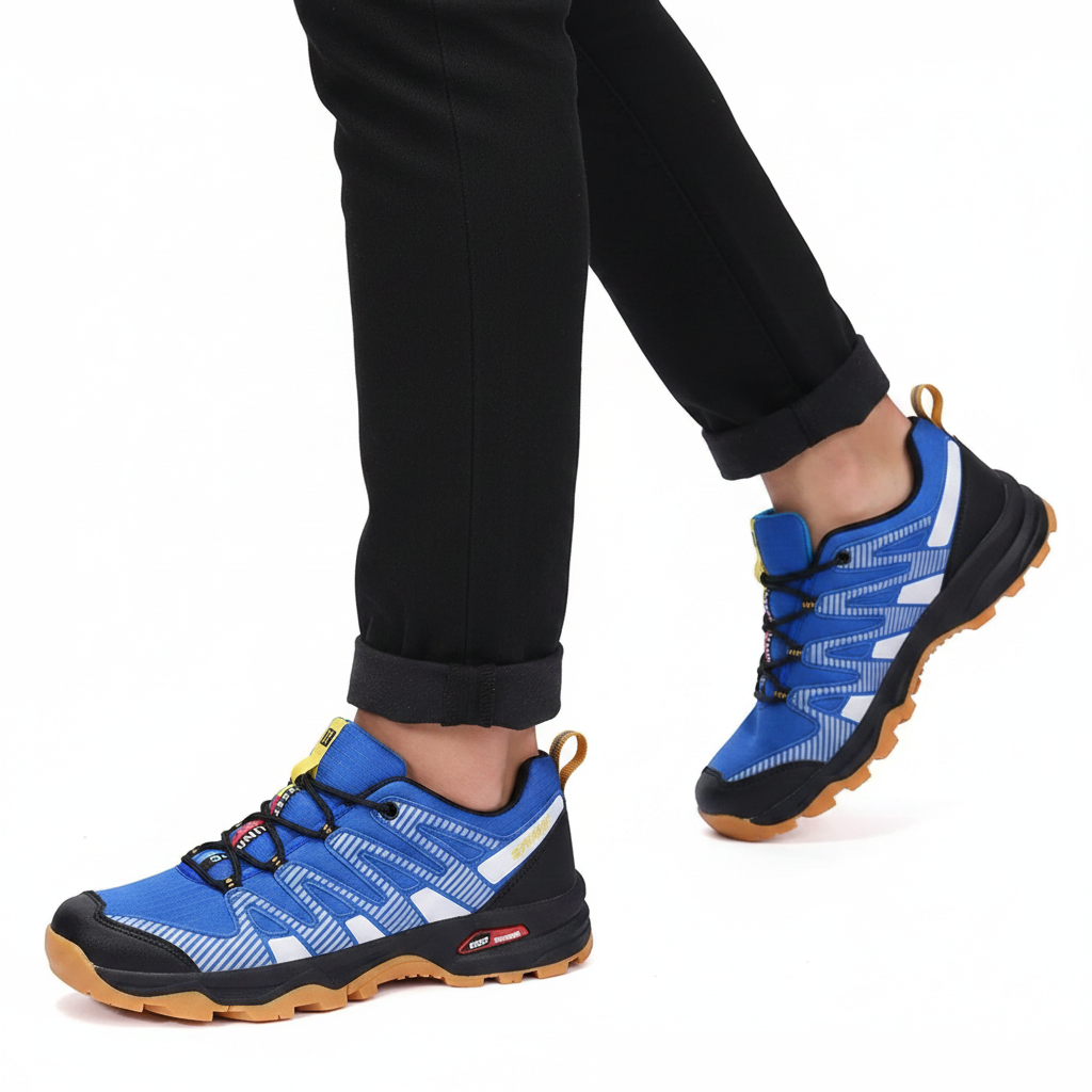 Trail bleue caramel homme - 1